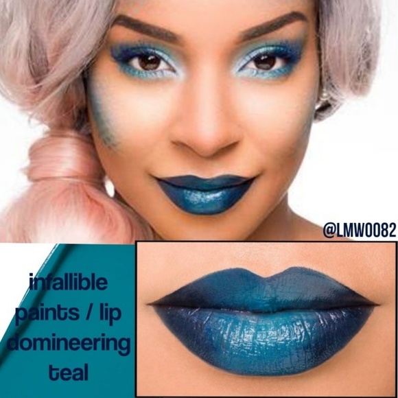 L'Oreal Other - Infallible Paints Liquid Lip Color in Teal